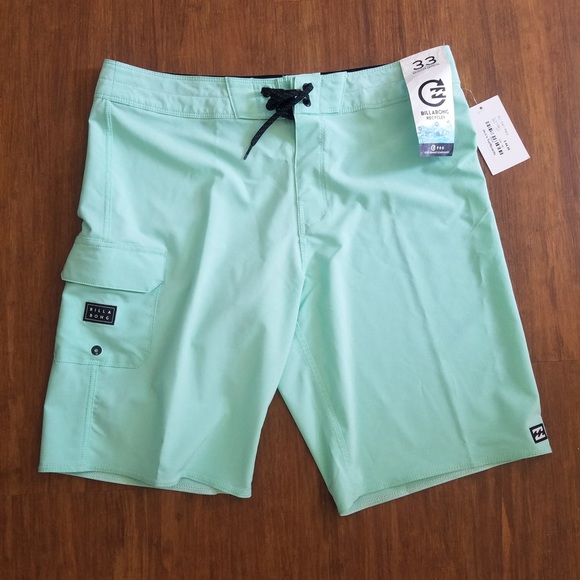 SOLD Billabong Board Shorts Swim 33 Turquoise Teal